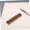 Operitacx Pack of 2 Bamboo Calligraphy Ruler Table Paperweight Chinese