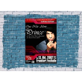 Prince - One Night Alone, Frankfurt 2002 » Concert Poster | Live Concert Event | DIN A1