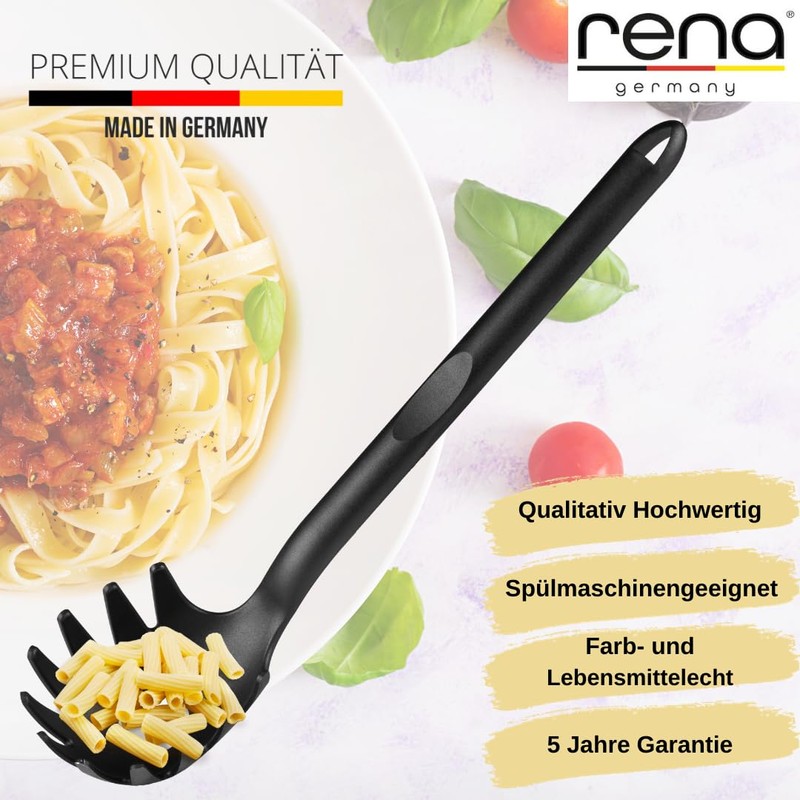 rena germany® Premuim Line Plastic Spaghetti Spoon: Polyphthalamide 270°C