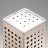 Kitchen Utensil Holder Stainless Steel Square Cutlery Drainer Countertop Utensil