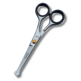 Professional 5 Inch Safety Hair Scissors Beard Moushtache Children's Pet Grooming Shears Premium Stainless Steel for Precision Cutting Sharp Blades for Effortless Styling Salon Quality Cuts