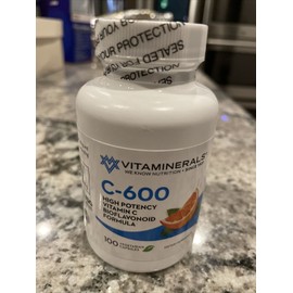 Vitaminerals c-600 High Potency Vitamin C - 100 Capsules