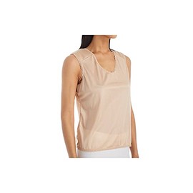 Shadowline Women's Nylon Padded Shoulder Camisole, 7101, Nude, S