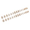 Juego de 24 uñas postizas cortas en forma de almendra