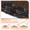Elailite Clip in Hair Extensions Real Human Hair 3PCS Lace