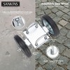 SANKINS 6" Rolling Gate Wheel Carrier Heavy Duty for Driveway