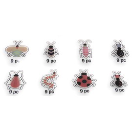 Garden Friends Bugs and Insects Foam Sticker Set - 72 Pieces