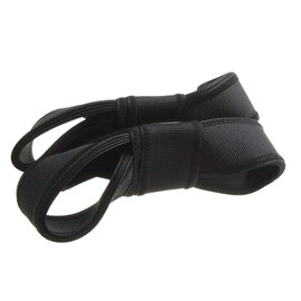 VINGTAINE H7148-BK- Basic Color Twist Ribbon Banana Clip Office Hair Accessories