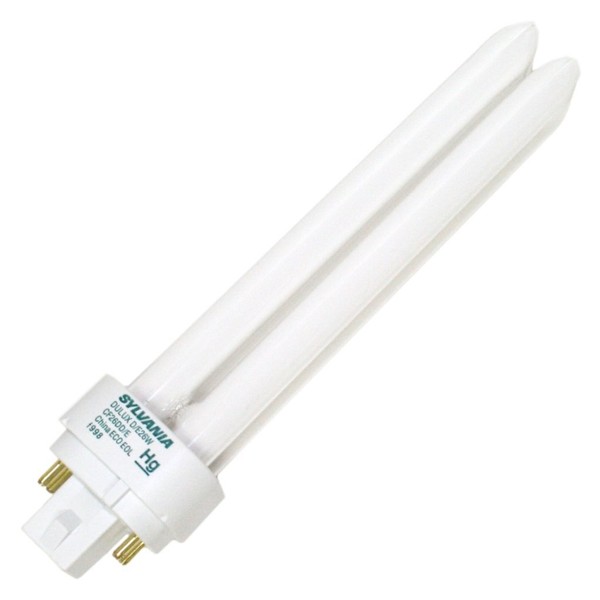 (25 Pack) Sylvania 20684 CF26DD/E/827/ECO 26-Watt 2700K 4-Pin Double Tube Compact Fluorescent Lamp