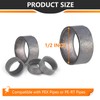 200 Pieces HeSun 1/2-Inch Bottled PEX Copper Ring, PEX-B Crimp