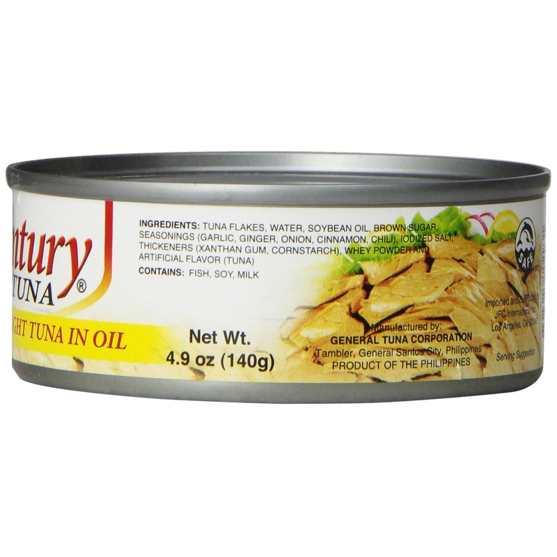 Century Tuna Flaked Light Tuna in Oil | High in