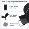 Cable Matters Hook and Loop Straps with Buckle, 30ft Roll