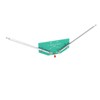 V Dipole Antenna SMA Female Interface Telescopic Antenna 78M‑415MHz FM