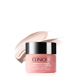 Clinique Moisture Surge Broad Spectrum SPF 28 Sheer Hydrator Face Moisturizer With SPF, Hyaluronic Acid, Aloe Bioferment + Provitamin D | Hydrating + Sun Protection