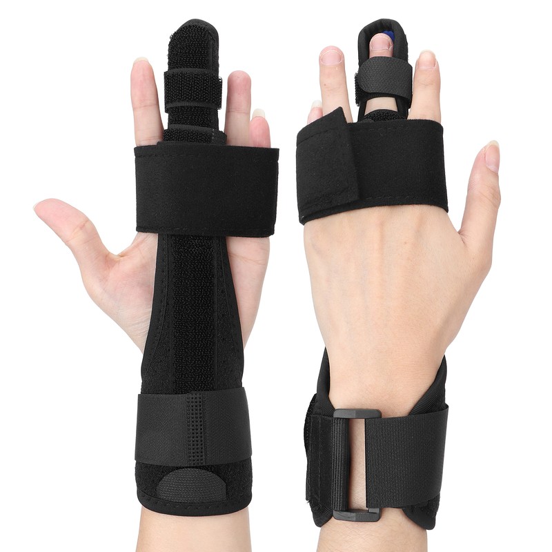 Trigger Finger Guard Splint Detachable Finger Straighter for Bent Mallet