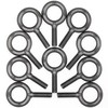 10 Pcs No-Shoulder Lifting Eye Bolts 7/16"-14 X 1-3/8"