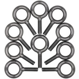 10 Pcs No-Shoulder Lifting Eye Bolts 7/16"-14 X 1-3/8"