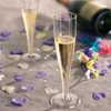 AIOS Use-Reuse-Recycle Plastic Prosecco Flutes. Capacity160ml (Pack of 20)