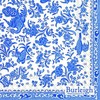 Ideal Home Range 20 Count Luncheon Napkins, Regal Peacock Burleigh