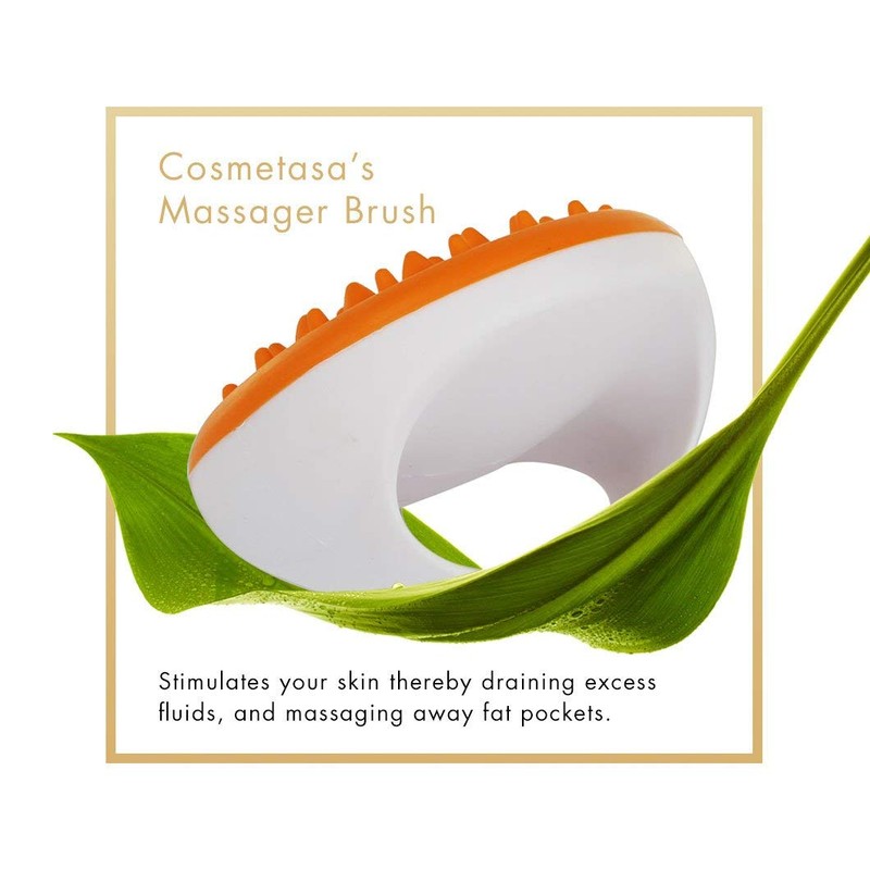Cosmetasa Cellulite Massager Brush Mitt - Greatly Assist in Removing