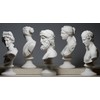 Set 5 Bust Head God Zeus Artemis Aphrodite Hermes Apollo