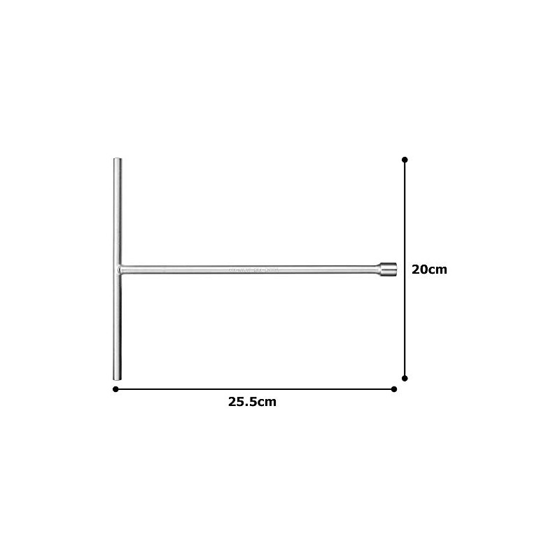 Tone HPTW-08 T-Type Wrench 2 Side Width 0.3 inches (8
