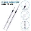 SPORWAY Pack of 100 Sterile Syringes, 1 ml Plastic Syringe