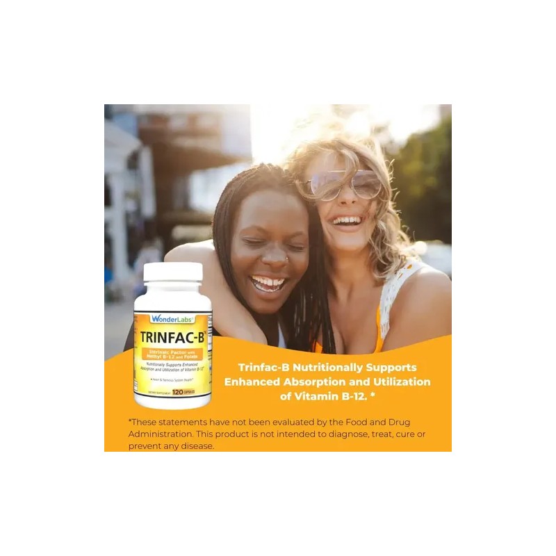 Wonder Laboratories Intrinsic Factor B12 1000mcg 120 Caps