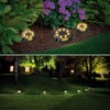 Fohil 12 Pack Solar Ground Lights Outdoor,12 LEDs Solar Disk