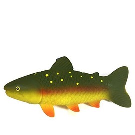 WANT CHEW Latex Dog Squeaky Chew Toys, Salmon 6.22"