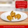 50 Fortune Cookies - Individually Wrapped with Fun, Traditional Fortunes,