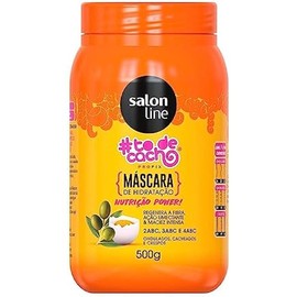Linha Tratamento (#ToDeCacho) Salon Line - Maionese Capilar {Uma Nutricao Power] 500 Gr - (Salon Line Treatment (#IHaveCurls) Collection - Power Nourishment Hair Mayonnaise Net 17.63 Oz)