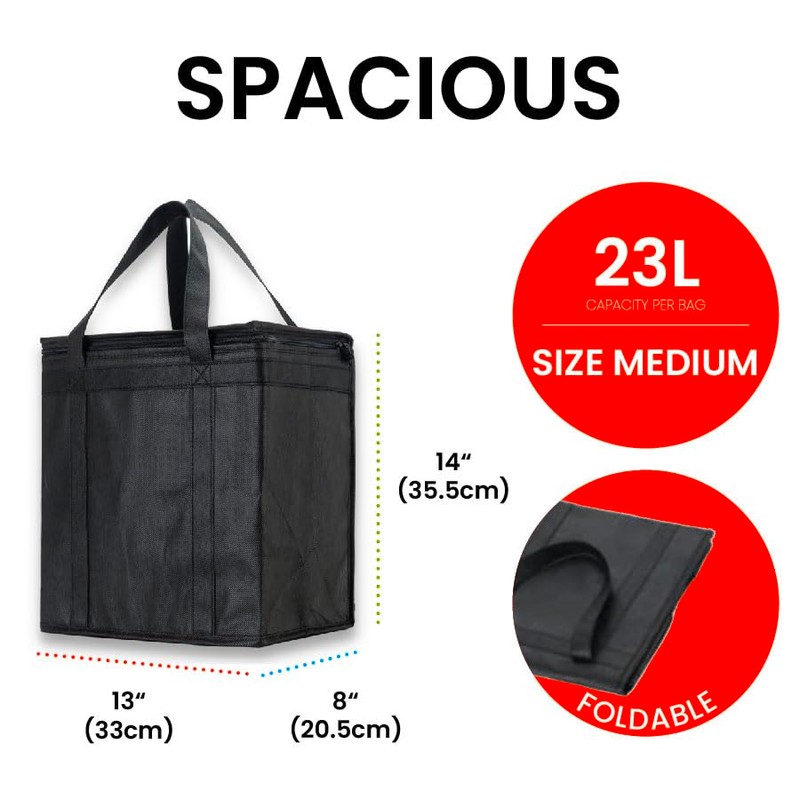 NZ home Medium Insulated Cooler Bag and Food Warmer for