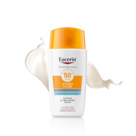 Eucerin Sun Hydro Fluid Ultra Ligero, Bloqueador Solar50ml | Ultra Ligero, 50 ml, FPS 50, protección UVA/UVB, hidratación inmediata