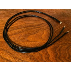 Unbranded Audiophile Turntable / Component Dual 3ft Ground Wire w/ Spade Connectors