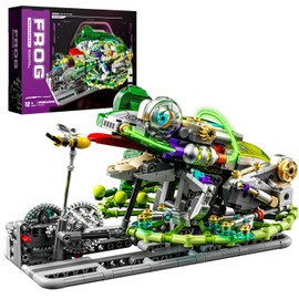 Mechanical Frog Animal Series Toy Building Set, Adult Home or Office Decoration, STEM Building Gift for Adults and Ages 14+ (898PCS)
