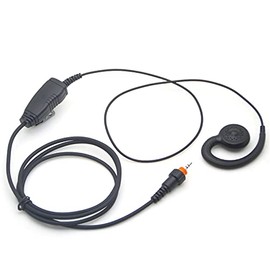 HKLN4455 HKLN4602 CLP1010 CLP1040 CLP1060 CLP446 CLP1083e CLP446e CLPe Plus - Auricular con micrófono PTT para Motorola Solutions Radios de negocios con cable de disparo de un solo pin