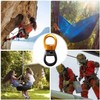 MALAYAS Rotation 360° Rotator Swing,30kN Micro Rotator Climbing Rope Swivel
