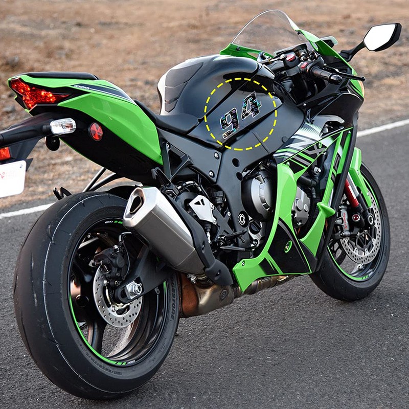 Holographic Racing Number Skulls 9, Medium