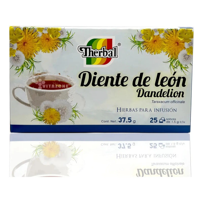 Therbal Té Diente De Leon Dandelion Hierbas 25 Sobres