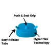 Uni-Seal Universal Vacuum Seal Lids for Containers, Removes Air From