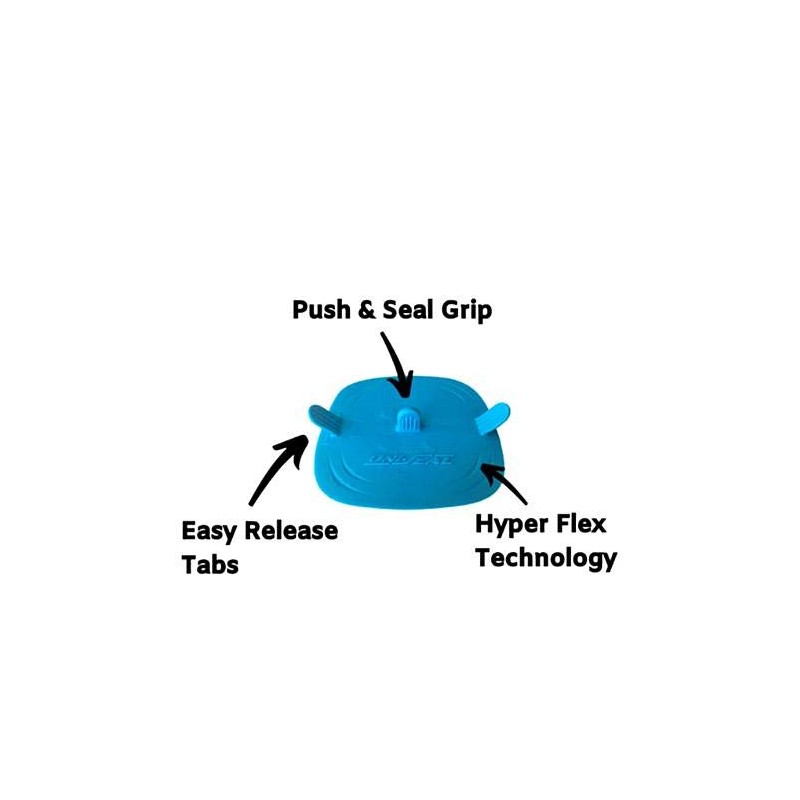 Uni-Seal Universal Vacuum Seal Lids for Containers, Removes Air From