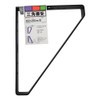 WAKI Triangle Shelf Bracket, Black, 7.9 x 9.8 inches (200