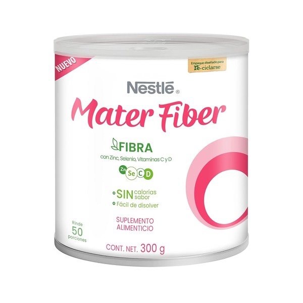 Suplemento Alimenticio Nestlé MaterFiber Fibra Lata de 300g