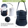 VIGEGARI Baseball Bucket Bag with Base Ball Clipboard for Coaches