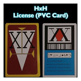HxH license | Used for cosplay | Used for crafting | Gift for anime fans | Put it in your wallet (Blue)
