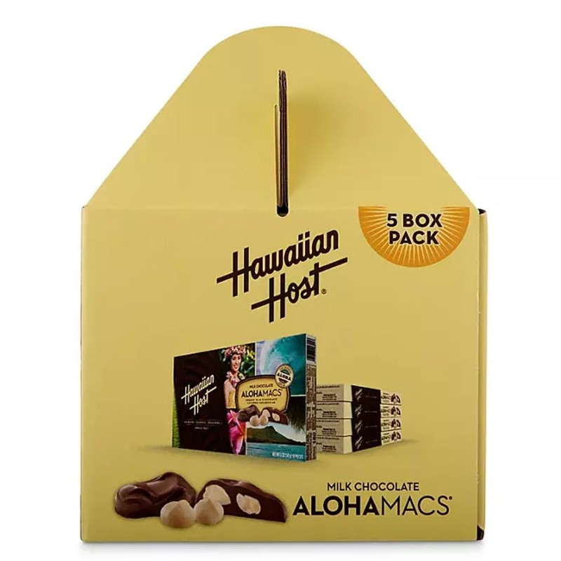 Hawaiian Host Alohamacs Milk Chocolate The Original Chocolate Covered Macadamia