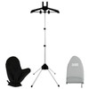 Garment Steamer Hanger with Ironing Glove, Telescopic Clothes Steamer Stand,