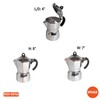 Imusa 6 Cup Stovetop Espresso Maker with Heart Shaped Knob,