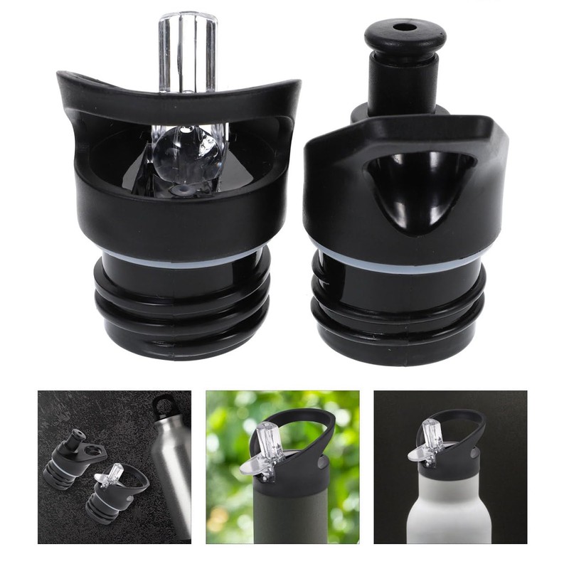 OHPHCALL 2pcs Spout Lid Compatible with Flask Wide Mouth Water